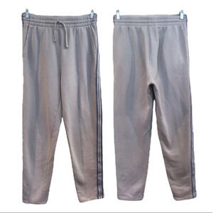 TNA Aritzia Cream Neutral Drawstring Athleisure Loungewear Piped Sweatpants M